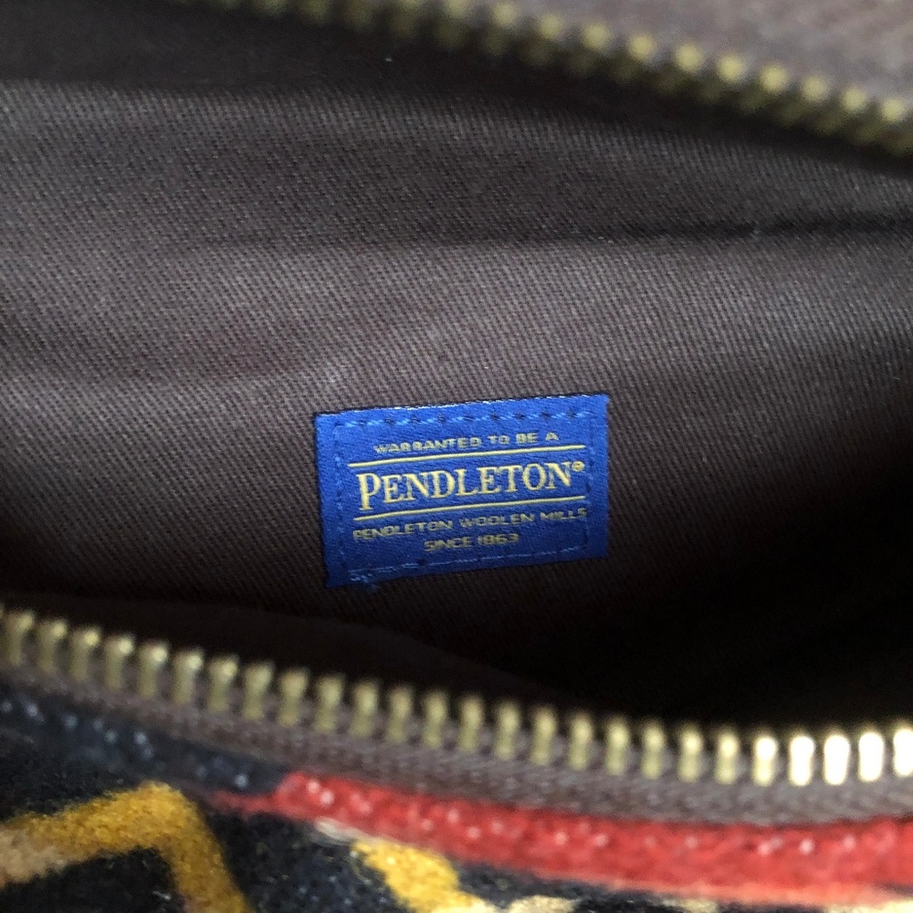 Pendleton Black, Orange & Yellow Mini Crossbody Bag - Picture 6 of 6